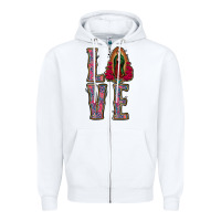 White love lady of guadalupe Zipper Hoodie - Jasminsmagicworld