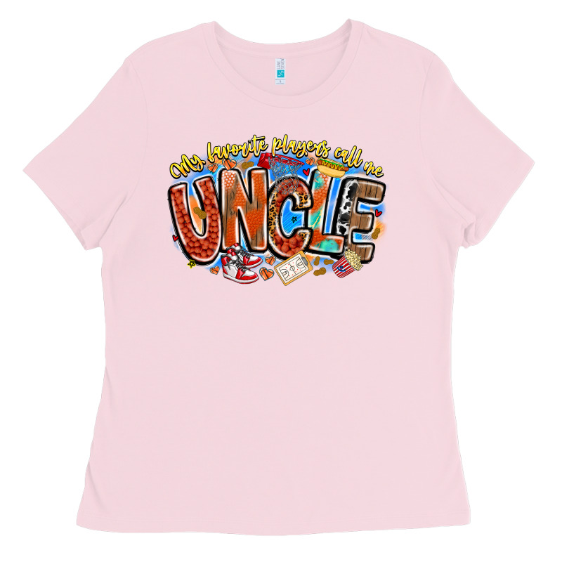 My Favorite Players Call Me Uncle Basketball Ladies Tee by CowhideDigitalArt | Teevron