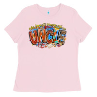 Bubblegum Pink my favorite players call me uncle basketball Ladies Tee - CowhideDigitalArt