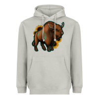 Moon Dust Western  Bison Heavyweight Hoodie - Jasminsmagicworld