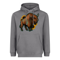 Storm Western  Bison Heavyweight Hoodie - Jasminsmagicworld