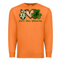Carrot peace love st.patrick's day Premium Sweatshirt - Jasminsmagicworld