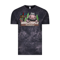 Cloud Black IWant Hippopota maps For Christmas Vintage Tee - CowhideDigitalArt