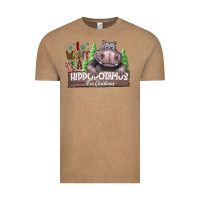 Vintage Coffee IWant Hippopota maps For Christmas Vintage Tee - CowhideDigitalArt