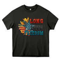 Asphalt Long live freedom Heavy Core Tee - FaDigitalArtStudio