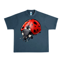 Midnight Navy ladybug Urban Heavy Tee - Jasminsmagicworld