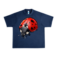 Navy ladybug Urban Heavy Tee - Jasminsmagicworld