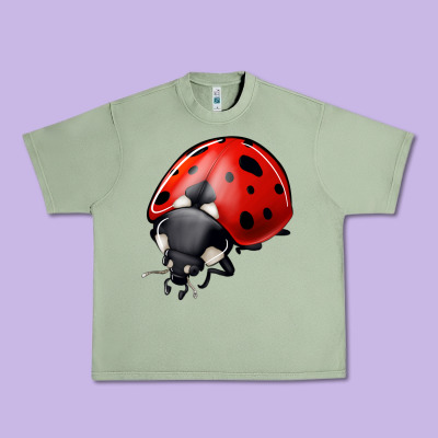 Ladybug Urban Heavy Tee Designed By Jasminsmagicworld