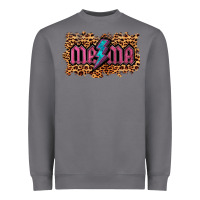 Storm Leopard Mama Lightning Heavyweight Sweatshirt - RanaPortraitStore