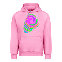 Fuchsia Pink tie dye patch Urban Hoodie - RanaPortraitStore
