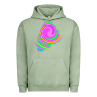 Pigment Oil Green tie dye patch Urban Hoodie - RanaPortraitStore