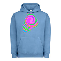 Pigment Pebble Blue tie dye patch Urban Hoodie - RanaPortraitStore