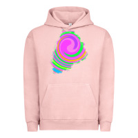 Pigment Salmon tie dye patch Urban Hoodie - RanaPortraitStore