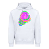 White tie dye patch Urban Hoodie - RanaPortraitStore