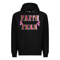 Black faıth over fear Premium Hoodie - BarkalooDesign