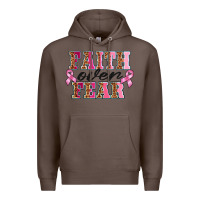 Coffee faıth over fear Premium Hoodie - BarkalooDesign
