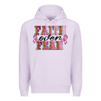 Lilac faıth over fear Premium Hoodie - BarkalooDesign