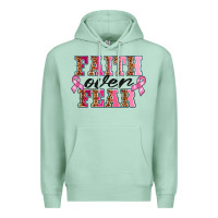 Seafoam faıth over fear Premium Hoodie - BarkalooDesign
