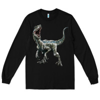 Black Velociraptor Long Sleeve Tee - LillyAllenDesigns