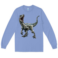 Colony Blue Velociraptor Long Sleeve Tee - LillyAllenDesigns