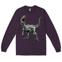 Plum Velociraptor Long Sleeve Tee - LillyAllenDesigns