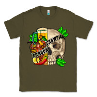 Army Green Skull crawfish season Classic Tee - FaDigitalArtStudio