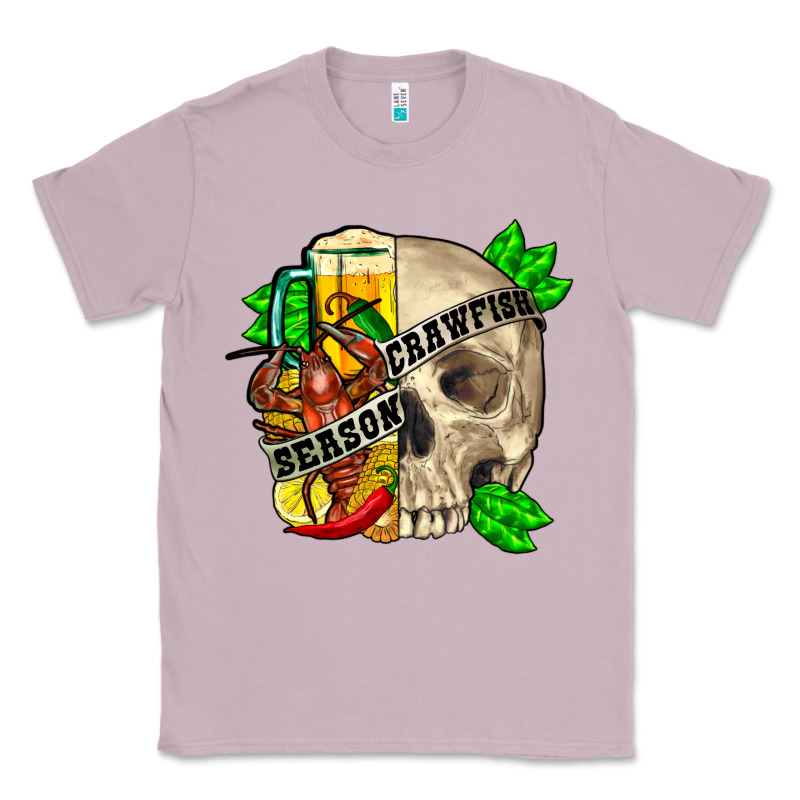 Skull Crawfish Season Classic Tee by FaDigitalArtStudio | Teevron
