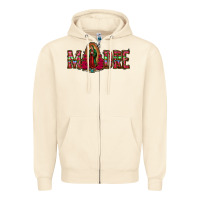 Sandshell madre floral aztec leopard Zipper Hoodie - Jasminsmagicworld