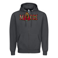 Smoke madre floral aztec leopard Zipper Hoodie - Jasminsmagicworld