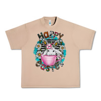 Burro Happy Easter Urban Heavy Tee - CowhideDigitalArt