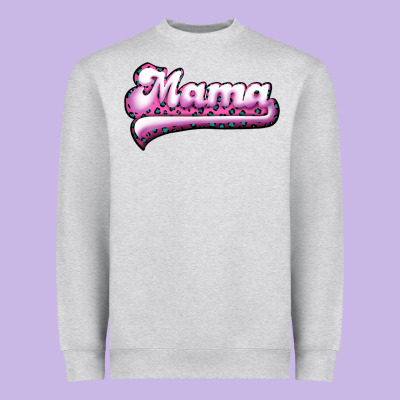 Mama Leopard Heavyweight Sweatshirt Designed By Ranaportraitstore