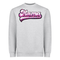 Heather Grey Mama Leopard Heavyweight Sweatshirt - RanaPortraitStore