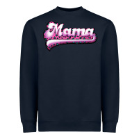 Navy Mama Leopard Heavyweight Sweatshirt - RanaPortraitStore
