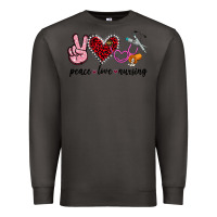 Smoke peace love nursing Premium Sweatshirt - Jasminsmagicworld