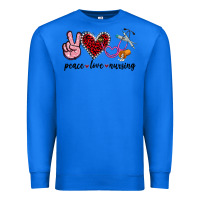 True Royal peace love nursing Premium Sweatshirt - Jasminsmagicworld