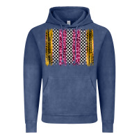 Vintage Denim race leopard brush stroke Vintage Hoodie - Artiststas