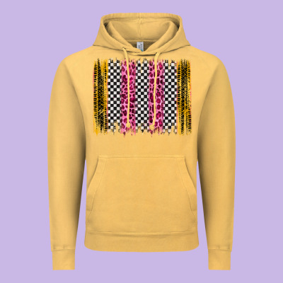 Race Leopard Brush Stroke Vintage Hoodie Designed By Artiststas