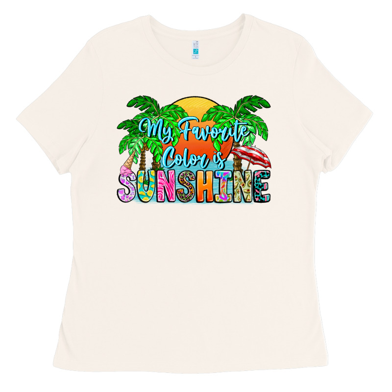 My Favorite Coloris Sunshine Ladies Tee by CowhideDigitalArt | Teevron