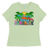 Matcha My Favorite Coloris Sunshine Ladies Tee - CowhideDigitalArt