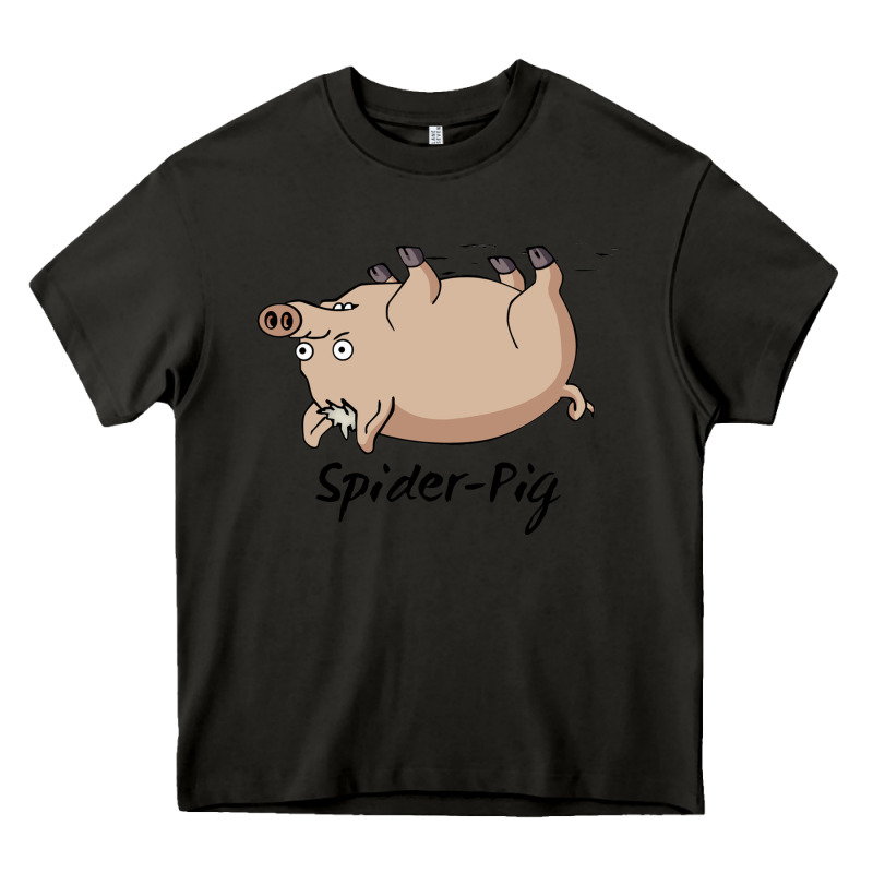 Spider Pig Heavy Core Tee by DesigneFamous | Teevron