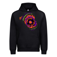 Black tie dye patch Urban Hoodie - RanaPortraitStore