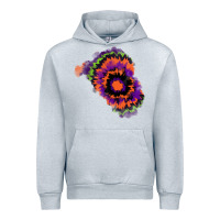 Heather Grey tie dye patch Urban Hoodie - RanaPortraitStore