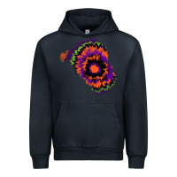 Navy tie dye patch Urban Hoodie - RanaPortraitStore