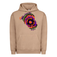 Pigment Burro tie dye patch Urban Hoodie - RanaPortraitStore