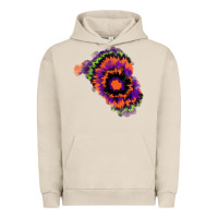 Pigment French Oak tie dye patch Urban Hoodie - RanaPortraitStore