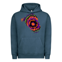 Pigment Midnight Navy tie dye patch Urban Hoodie - RanaPortraitStore
