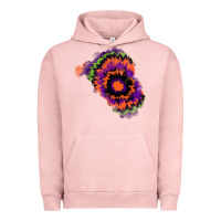 Pigment Salmon tie dye patch Urban Hoodie - RanaPortraitStore