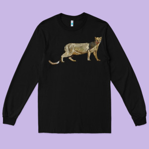 Jaguarundi Long Sleeve Tee Designed By Lillyallendesigns