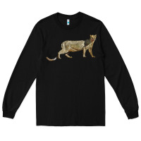 Black Jaguarundi Long Sleeve Tee - LillyAllenDesigns