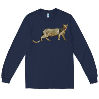 Navy Jaguarundi Long Sleeve Tee - LillyAllenDesigns